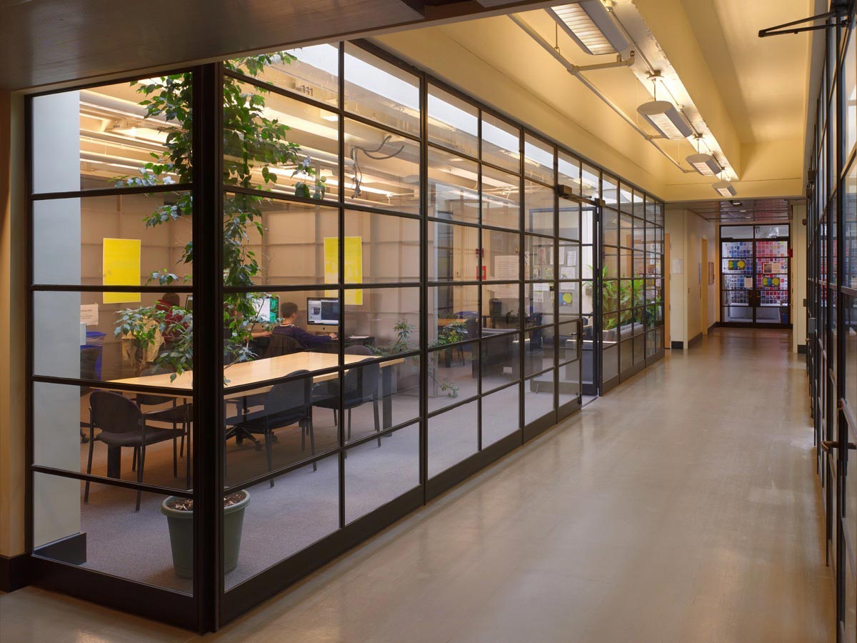 Steel Windows Office Interiors Boston, MA Integrated at Work
